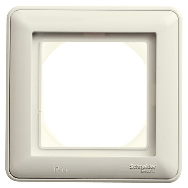 Рамка SE W59 Aqua 1-пост IP44, слоновая кость (бежевый)