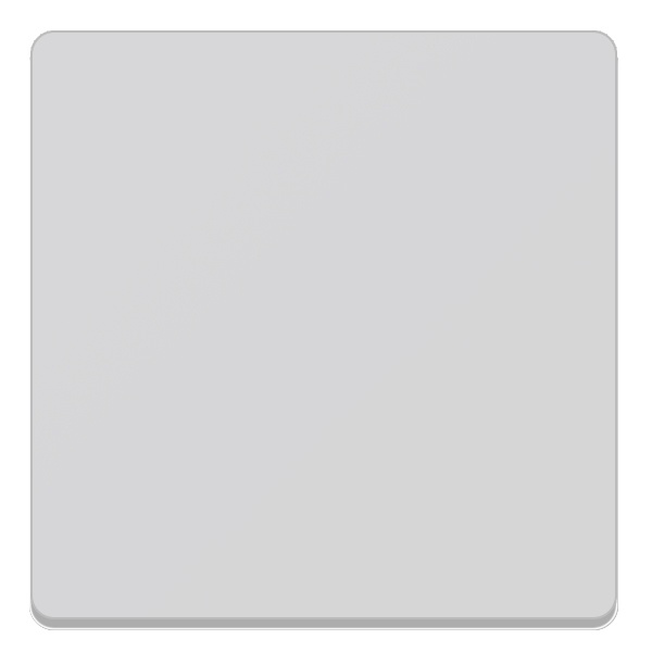 Стандартная центральная плата Jung A Алюминий