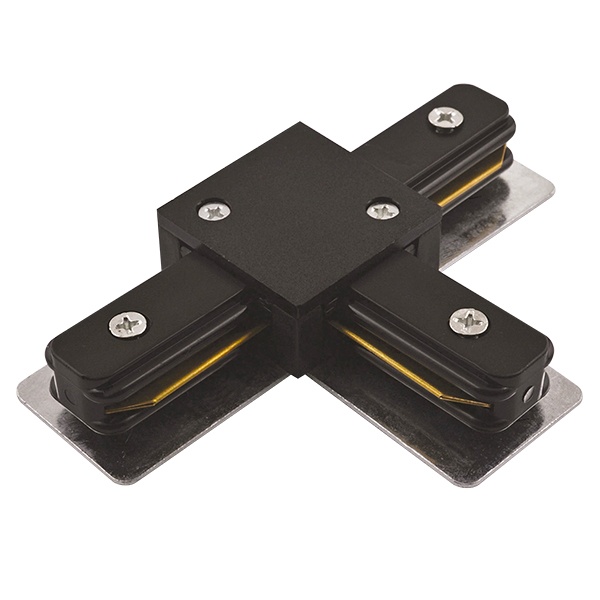 Коннектор JazzWay PTR CT-BL черный T - образный