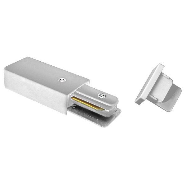 Комплект торцевых элементов JazzWay PTR EC-WH белый (сетевой коннектор и торцевая заглушка)