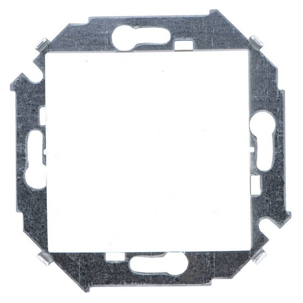 Выключатель одноклавишный Simon 15 16А 250В винтовой зажим, белый