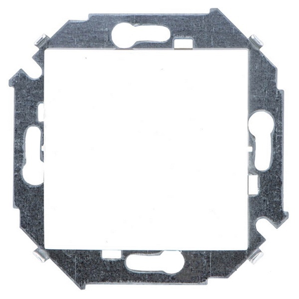 Переключатель одноклавишный Simon 15 16А 250В винтовой зажим, белый