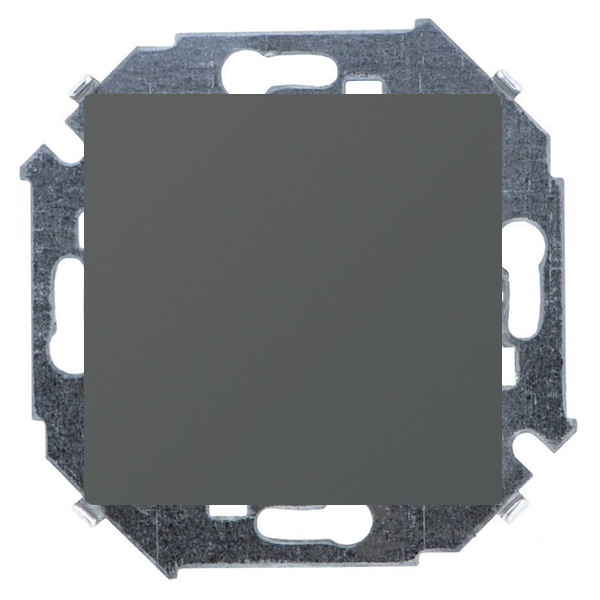 Переключатель промежуточный Simon 15 с 3-х мест 16А 250В винтовой зажим, графит