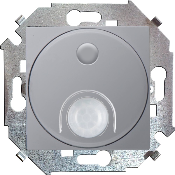 Выключатель с датчиком движения Simon 15 500 Вт 230В, алюминий