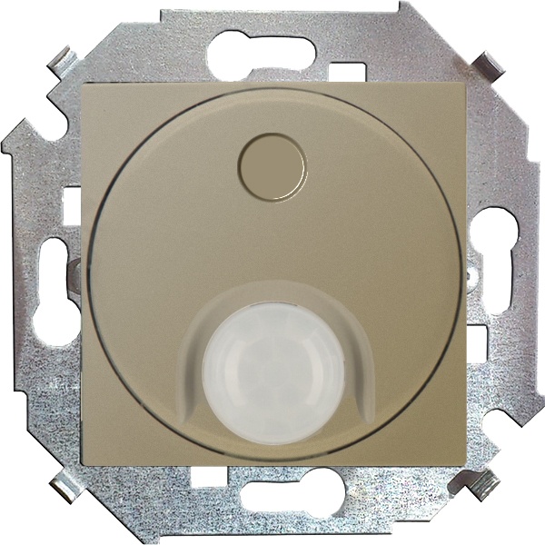 Выключатель с датчиком движения Simon 15 500 Вт 230В, шампань