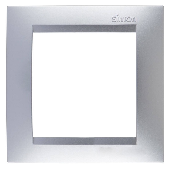Рамка универсальная Simon 15 1 пост алюминий