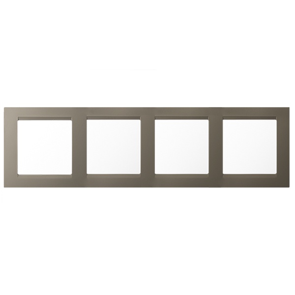 Рамка универсальная Simon 15 4 поста шампань