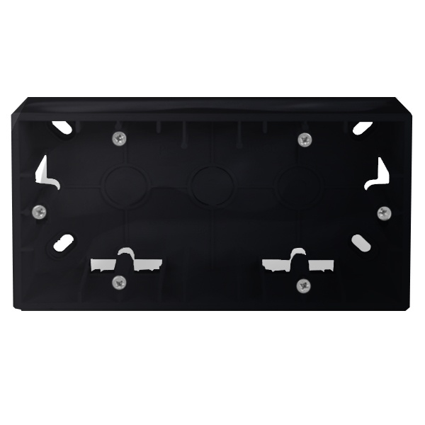 Коробка для накладного монтажа Simon 15 2 поста, графит