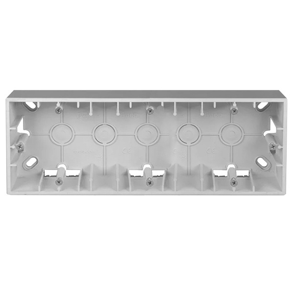 Коробка для накладного монтажа Simon 15 3 поста, белый