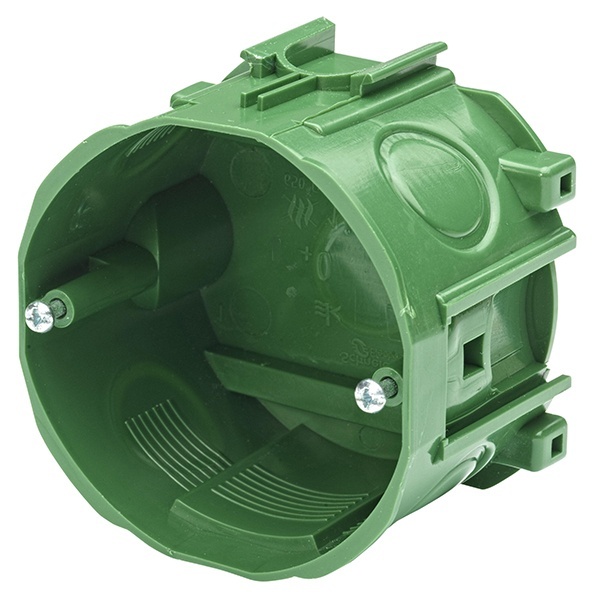 Коробка установочная SE СП d 71 глубина 47 мм для заливки в бетон с винтами