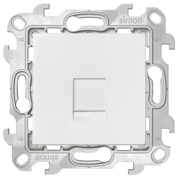 Розетка компьютерная Simon 24 Harmonie RJ45 кат 5e UTP, белый