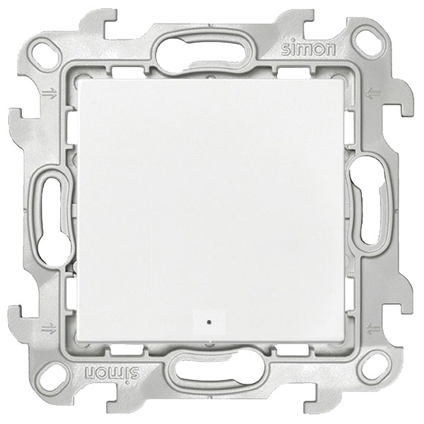 Переключатель Simon 24 Harmonie с подсветкой, белый