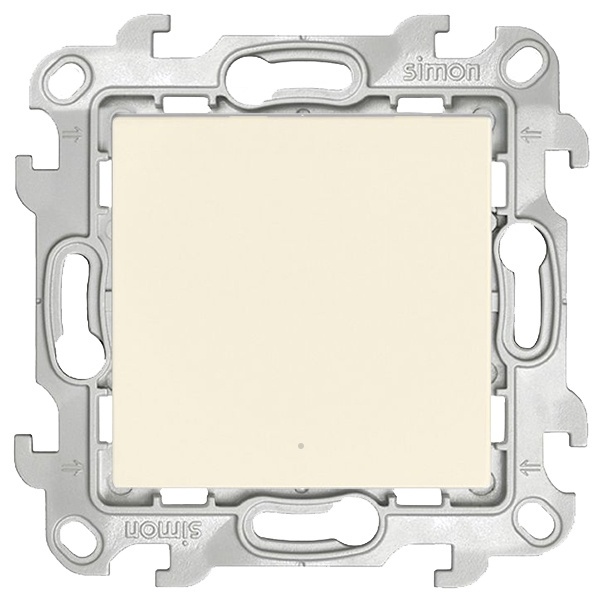 Переключатель Simon 24 Harmonie с подсветкой, слоновая кость (бежевый)