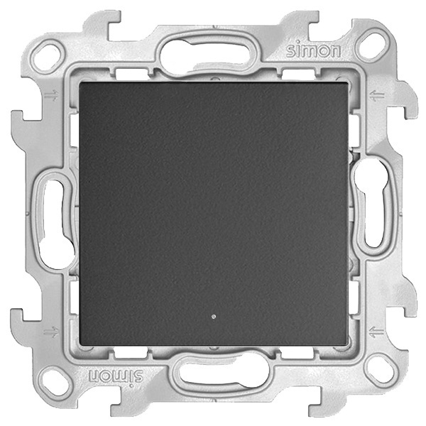 Переключатель Simon 24 Harmonie с подсветкой, графит