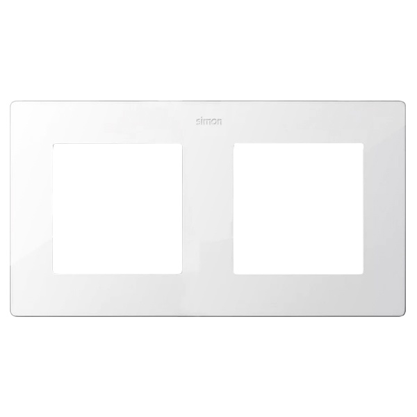 Рамка Simon 24 Harmonie 2 поста, белый