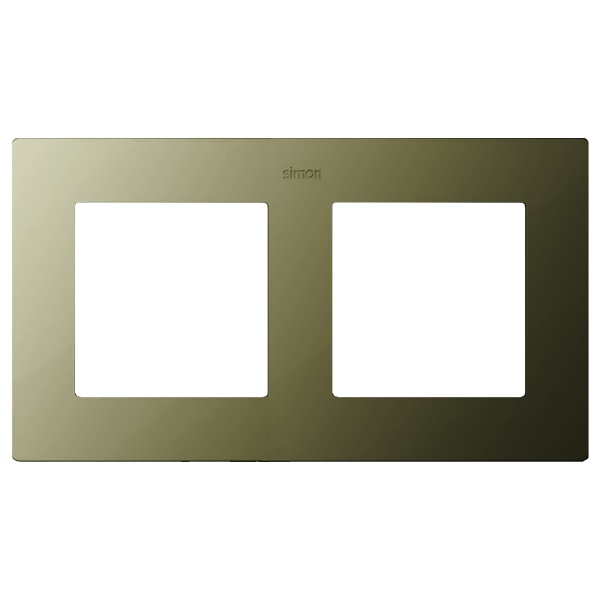 Рамка Simon 24 Harmonie 2 поста, слоновая кость (бежевый)