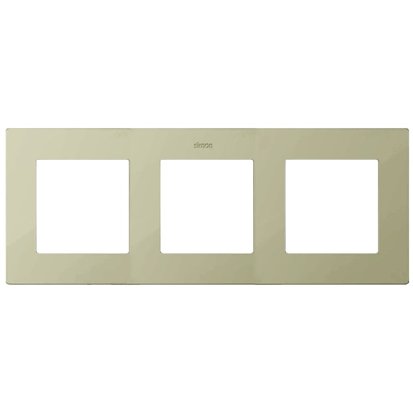 Рамка Simon 24 Harmonie 3 поста, слоновая кость (бежевый)