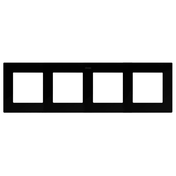 Рамка Simon 24 Harmonie 4 поста, графит