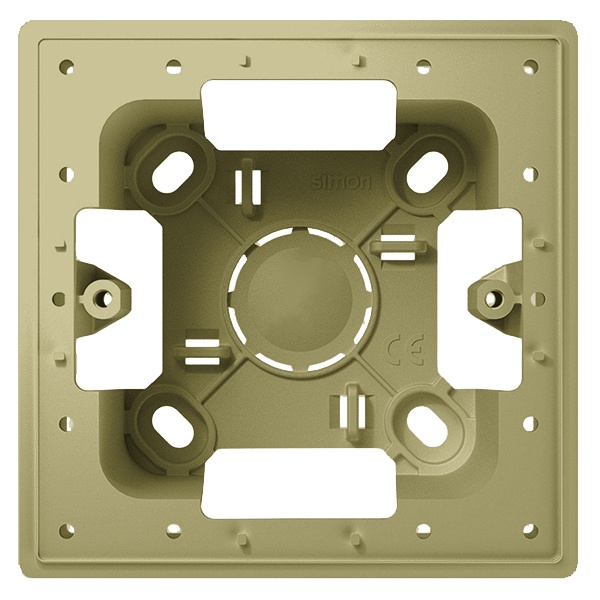 Коробка для накладного монтажа Simon 24 Harmonie 1 пост, слоновая кость (бежевый)
