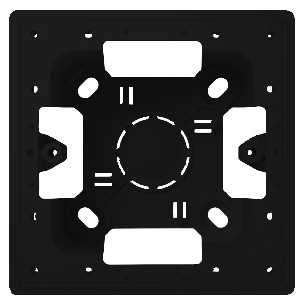 Коробка для накладного монтажа Simon 24 Harmonie 1 пост, графит