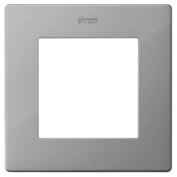 Рамка Simon 24 Harmonie 1 пост, алюминий