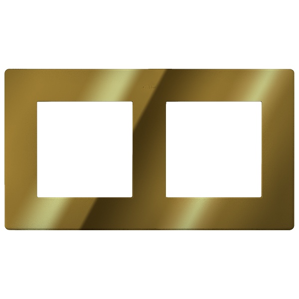 Рамка Simon 24 Harmonie 2 поста, золото