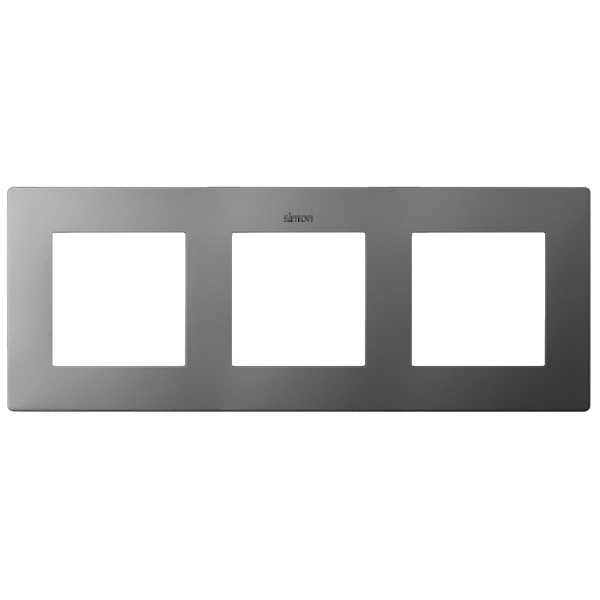 Рамка Simon 24 Harmonie 3 поста, алюминий