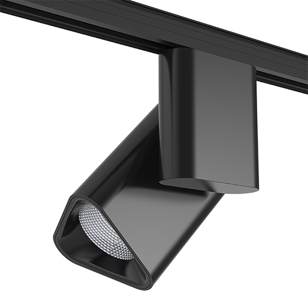 Трековый светодиодный светильник Вартон Prisma 36W 117,5х160mm 4000K угол 35 градусов черный