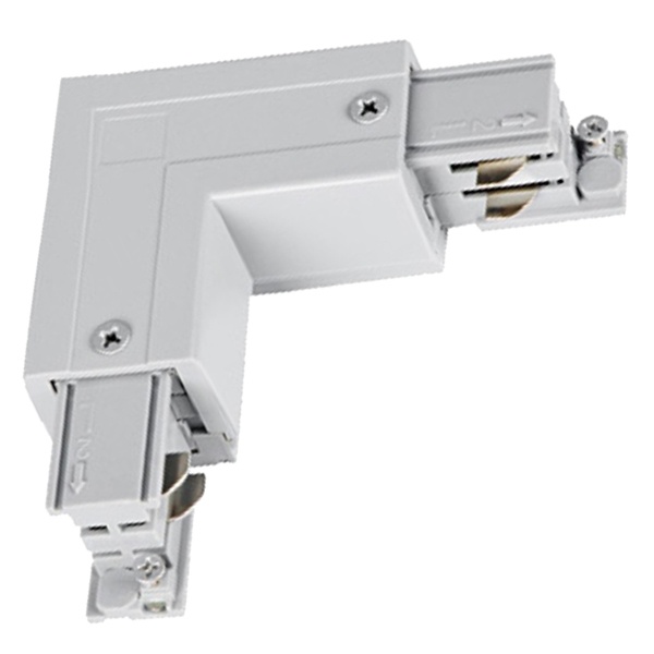 Соединитель Вартон внутренний L-образый правый белый