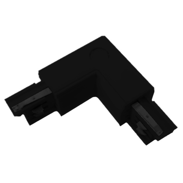 Соединитель Вартон внутренний L-образый правый черный
