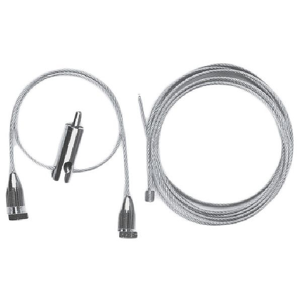 Комплект подвеса с тросом Вартон Mercury LED Mall 1,5х4000мм к-кт: 3 шт по 4 м