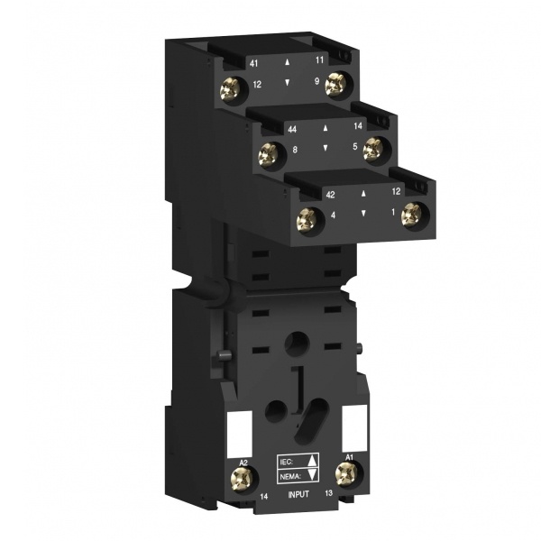 Колодка с раздельными контактами Schneider Electric 4CO 27MM для реле Zelio Relay RXM