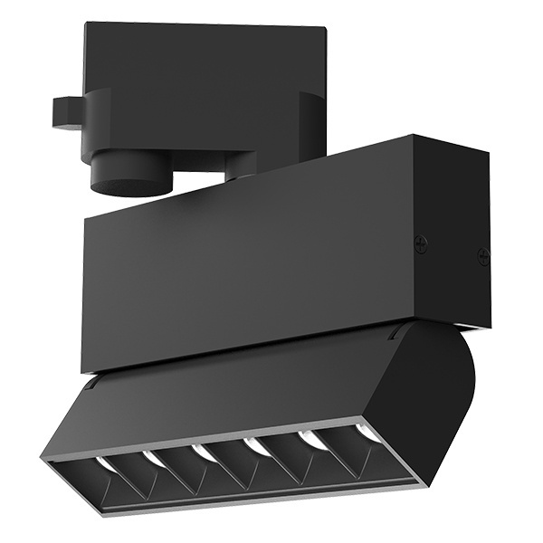 Трековый светодиодный светильник Вартон TT-Stellar 15W 4000K угол 34 градусов черный 169х35х196 мм