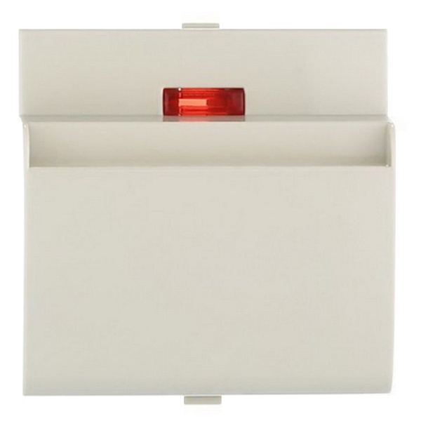 Накладка для выключателя гостинничного для включения с помощью карточки Экопласт LK60, бежевый