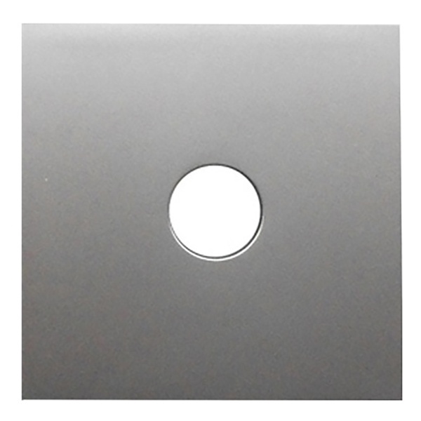 Накладка розетки TV Экопласт LK80, серебристый металлик