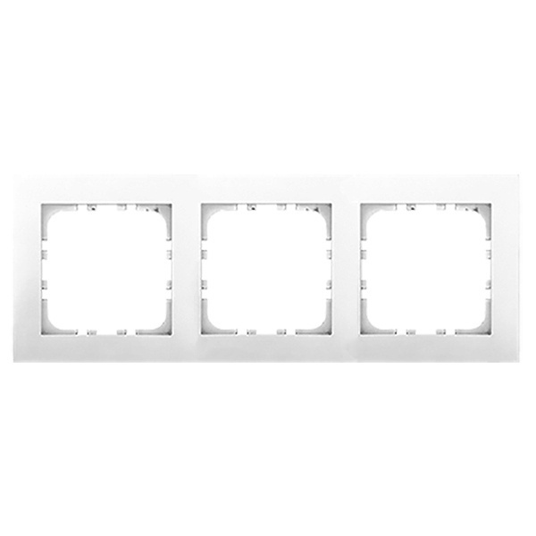 Рамка 3-постовая Экопласт LK80 Flat (белый)