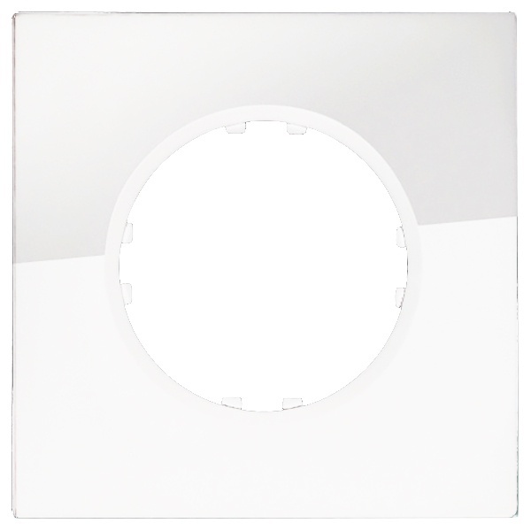 Рамка 1-постовая квадрат Экопласт Vintage из натурального светлого стекла