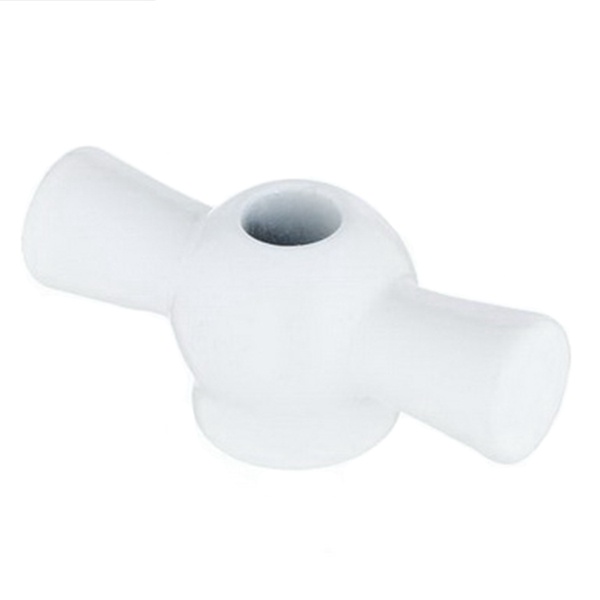 Тумблер поворотного выключателя, металл Экопласт Vintage-Quadro, белый