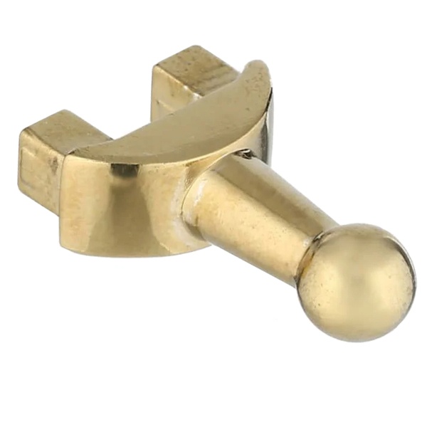 Тумблер рычажкового выключателя Экопласт Vintage-Quadro, золото