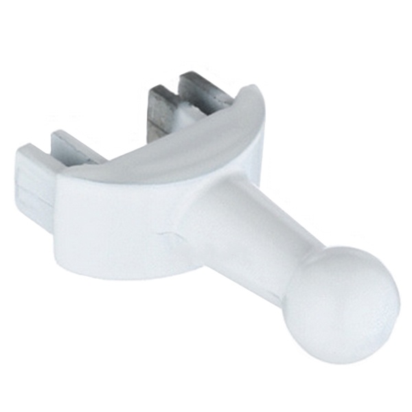 Тумблер рычажкового выключателя металл Экопласт Vintage-Quadro, белый