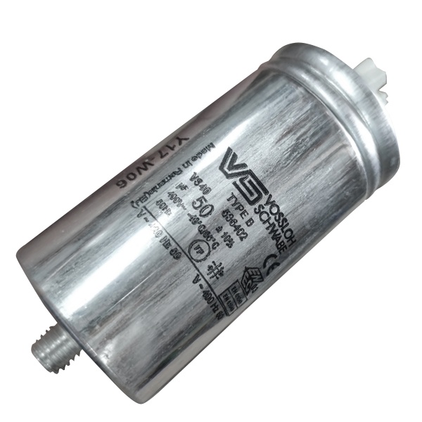 Конденсатор VS WTB 50 мкФ ±5% 450V -25C/+85C d55x122mm M12x16 корпус алюминий, Wago