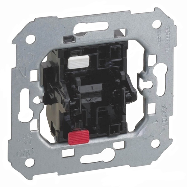 Выключатель Simon 82 одноклавишный кнопочный 10А, механизм