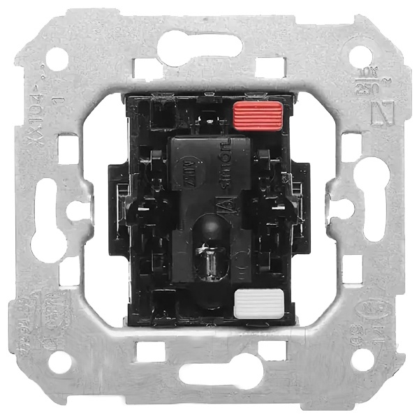 Переключатель одноклавишный Simon 82 с подсветкой 10А, механизм