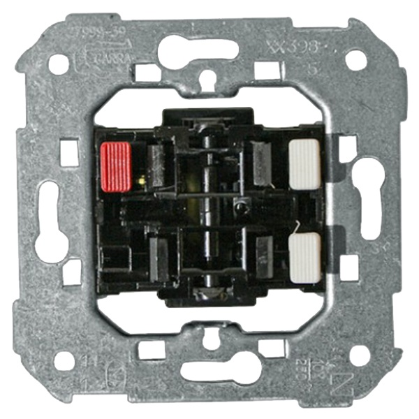 Переключатель двухклавишный Simon 82 10А 250В, механизм