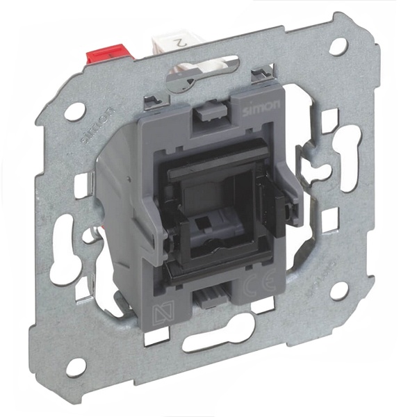 Выключатель Simon 82 кнопочный экспресс монтаж 10А, механизм