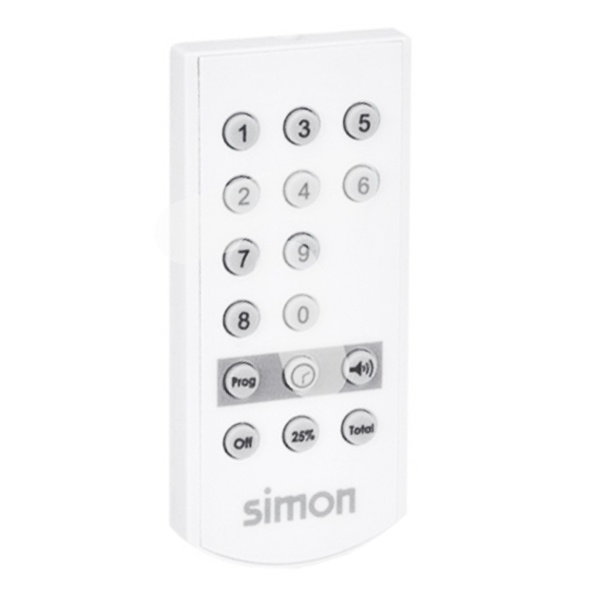 ИК-пульт Simon 82 дистанционного управления (для выключателей) 10 каналов 6-9м S27, механизм