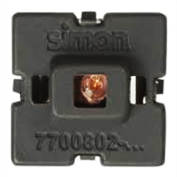 Блок LED подсветки цвет красный Simon 82, механизм