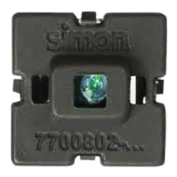 Блок LED подсветки цвет голубой Simon 82, механизм