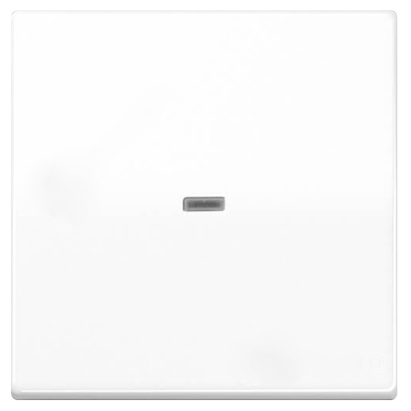 Клавиша Simon 82 для выключателя одноклавишного с подсветкой экспресс-монтаж, белый