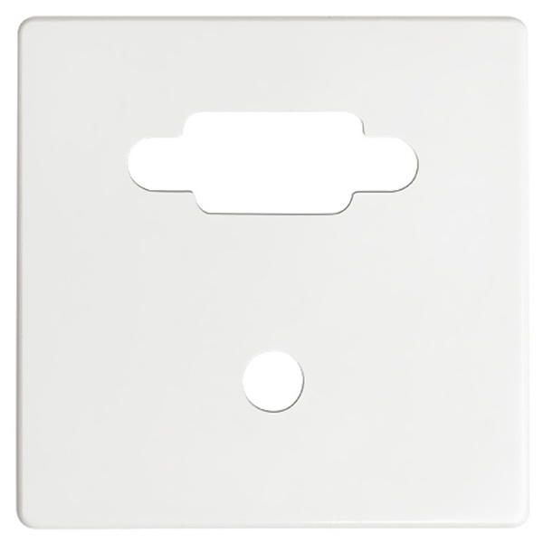 Накладка для коннектора Simon 82 VGA HD15 мама + мини-джек 35 мм, белый